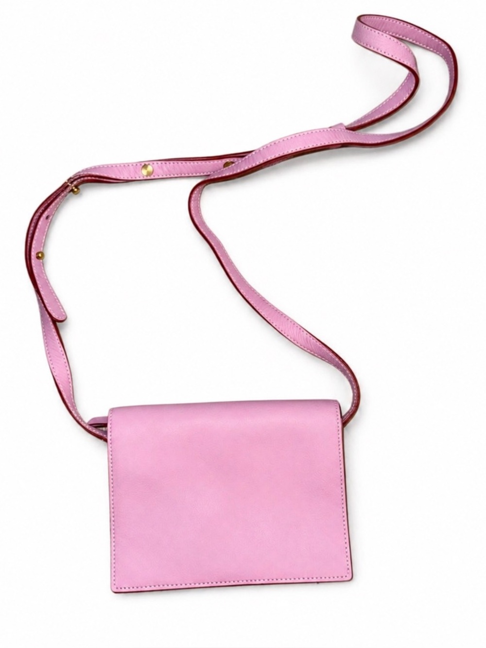 Modern History Pink Leather Crossbody Bag